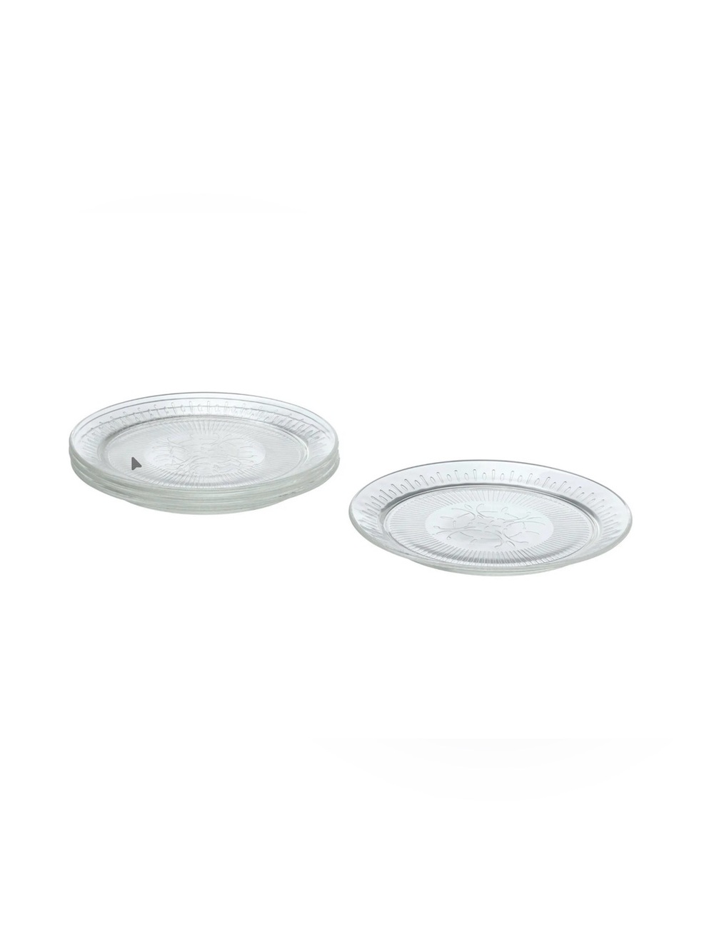 IKEA SÄLLSKAPLIG side plate set , glass, 20 cm, 4 pack